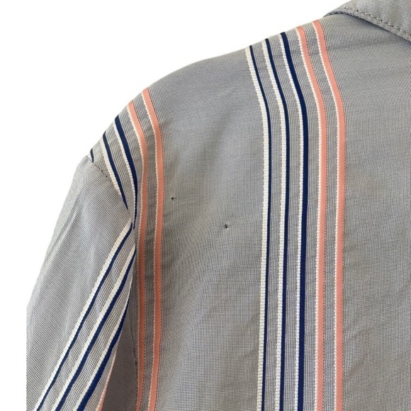 Thakoon Silk Blend Striped Button Front Blouse - Picture 7 of 12
